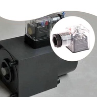 [nvnrbso] 24V Solenoid Valve Connector with Light, Universal Waterproof Hydraulic Valve Connector, C