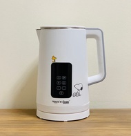 PEANUTS X HOMEPLUS 1.7L雙層防燙觸屏電子熱水壺 - KE185-SN