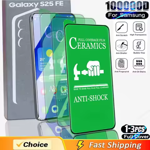 1-3 PCS Ceramic Soft Film For Samsung Galaxy S25 FE S23 S21 S20 FE A21S A31 A20 A30 A50 A70 S24 Plus