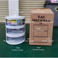 3-Tier Food Rack Food Cover / 3-Tier Vegetable Rack