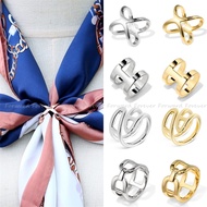 Ring brooch tudung scarf buckle alloy brooch buckle accessories