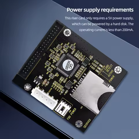 SSD Memory Card 44Pins SD To 2.5 Inch IDE 44Pins SSD Converter Card SD To 3.5 Inch IDE Memory Expans