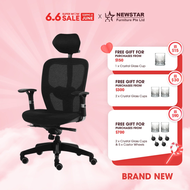 BRAND NEW Benel Q mesh Ergonomic Chair, Home Office chair, Black colour - Newstar Furniture - Delivery within 24 hours