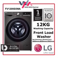 LG 12KG Front Load Washer Washing Machine Inverter FV1412S3B Mesin Basuh Auto/洗衣机 with AI Direct Dri