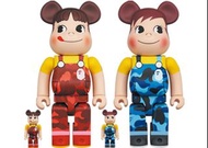 Bape x Peko Chan Bearbrick 400% 牛奶妹 不二家