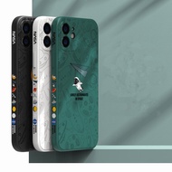 Flying astronaut เคสไอโฟน11 ขอบเหลี่ยม เคสไอโฟน12 เคสไอโฟน12 pro max เคสไอโฟน6 7 8plus 6splus เคสไอโ