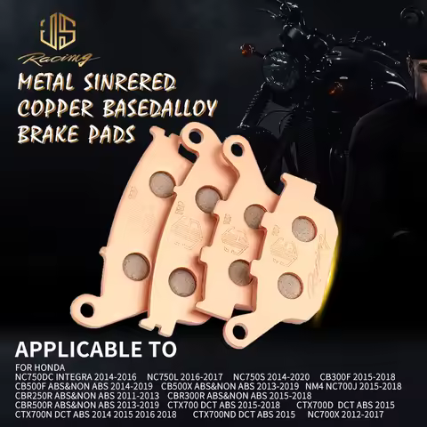 JSRAOIMG Motorcycle GG Sintered Front Rear Brake Pads For Honda NC750D Integra Scooter DCT NC750 NC
