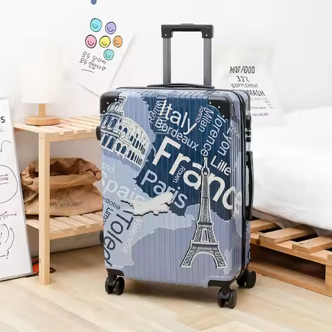 Fashion Luggage Travel Bag 20/24inch Luggage Suitcase Combination Lock Suitcase