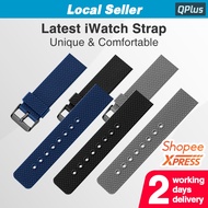 [SG] QPlus Unique Silicone Strap for Apple Watch Ultra&2 / Series 9 / 8 / 7 / 6 / 5/ 4/ 3/ 2/ 1/ SE 