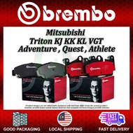 Mitsubishi Triton KJ KK KL VGT Adventure , Quest , Athlete Front Disc Brake Pad Brembo Metalic / Cer