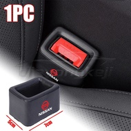 [Ready Stock] Nissan Logo Universal Car Seat Belt Socket Protective Cover Silicone Car Safety Seat B