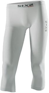 Kids Pants, SIXS Carbon Fiber, White Carbon, Kids Line (6 Years Old) SX-KPNX-WH-6Y