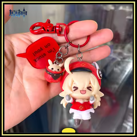 Genshin Impact Peripherals Blessing Keychain Ornament Lumine Kunikuzushi Xiao Yae Miko Hu Tao Zhongl