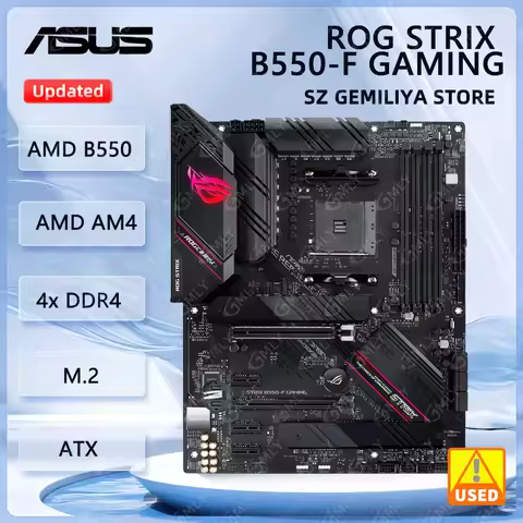 ASUS B550 Motherboard ROG STRIX B550-F GAMING Motherboard Socket AM4 DDR4 128GB support Ryzen 5 5600