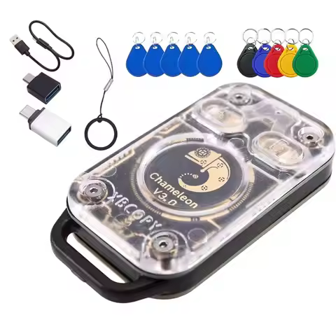 AA84 Chameleon V3.0 Duplicator RFID Smart Chip Emulator Reader+ 5XUID/CUID Keychain ID IC 125K 13.56