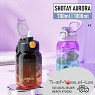 Shotay Aurora 1000ml Water Bottle with Straw BPA Free Drinking Cup Hot Cold Water Office School Home