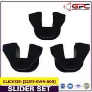 GPC CLICK125i V.1, 2, 3 [Honda] CVT Pulley Slider Set / Slide Piece [1 Set/3 Pcs] (22011-KWN-900)