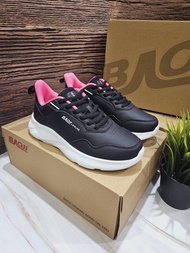 BAOJI ลิขสิทธิ์แท้ รุ่น BJW-1016[W] รองเท้าผ้าใบผู้หญิงยี่ห้อบาโอจิ(BAOJI) 2สี สีขาว/white สีดำ/black SIZE:37-41