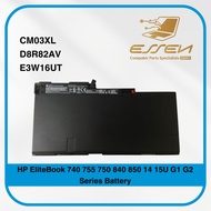 HP CM03XL D8R82AV E3W16UT for EliteBook 740 755 750 840 850 14 15U G1 G2 Series Battery