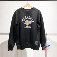 DY • Mitchell & Ness M N CREW University T Black Los Angeles Lakers Men NBA MNCR007LAL