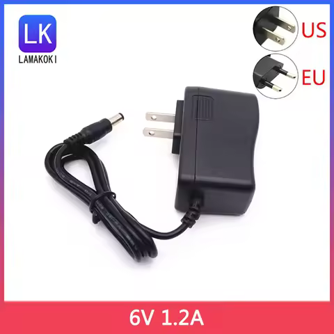 DC 6V 1.2A 1200mA Power Adapter Switching Power Supply DC Regulated Power Supply Sphygmomanometer Po