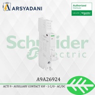 SCHNEIDER - A9A26924 - Acti 9 Auxiliary contact iOF 1 C/O AC/DC - MCB