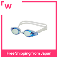 FINA Approval] arena (Arena) Swimming goggles for junior [Trenty] Yellow × Clear × Blue × Clear Free Size Mirror Lens Anti-glare (Linon function) AGL-4300MJ