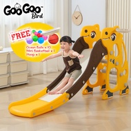 GOOGOO BIRD KACABOOI Premium Children Slide 170cm Extra Long Slideway With Guardrail Papan Gelongsor