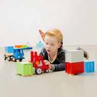 荷蘭 New Classic Toys 貨櫃系列木製堆高機玩具-10920