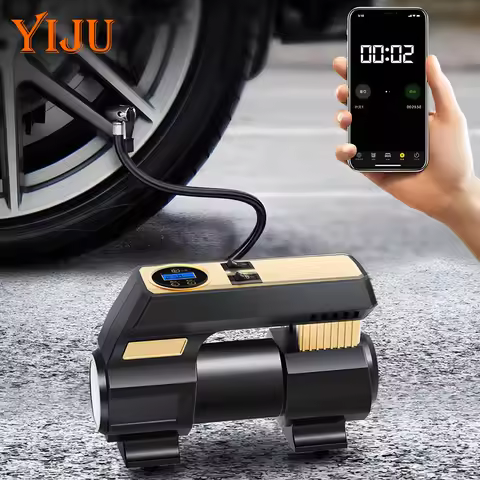 12V 150PSI Car Tire Pump Portable Auto Air Pump Digital Display Electric Car Tire Inflator Up To Vac