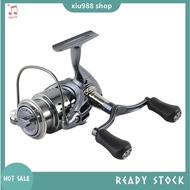 (xiu988) Reel Fishing 2500S 5.2:1  Reel Double Handle Grip Fishing Gear Fishing Reel