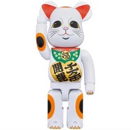 Bearbrick 招財貓開運 千萬兩 白色400%