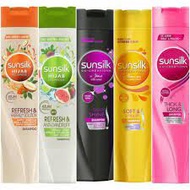 Sunsilk SHAMPOO 170 ML SHAMPO Bottle | Black Shining HIJAB BLACK PINK Yellow SOFT N SMOOTH