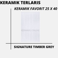 SIGNATURE TIMBER KERAMIK DINDING 25 X 40
