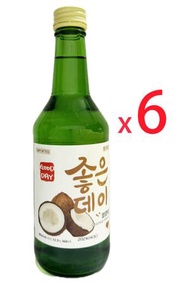 Muhak - 韓國 舞鶴燒酒（好天好飲）椰子味燒酒 360ml x 6支
