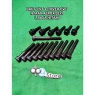 CVT BOLT SET CVT COVER N-MAX AEROX LEXI L BLACK STEEL