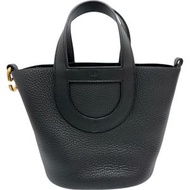 HERMES/愛馬仕 In the Loop 18 手提包，雙印章（2024），皮革，黑色，女款