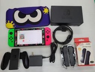 序號XAK10002 開頭 收藏品 絕版機型 NS Switch 漆彈大作戰主機 二手 功能正常