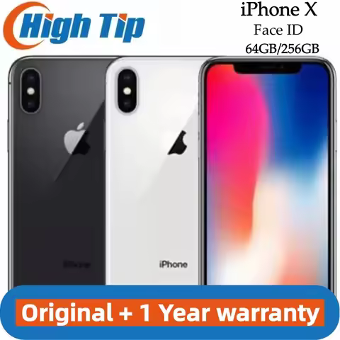 Original Unlocked Apple iPhone X Face ID 64GB/256GB ROM 5.8" 3GB RAM 12MP Hexa Core iOS A11 Dual Bac