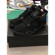 2020 Release CU1110-010 AJ4 Retro Black Cat Men Sneakers