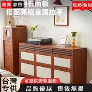 Nordic Style Drawer Cabinet Color Matching Nine Drawer Cabinet Dining Side Cabinet Back Wall Integra