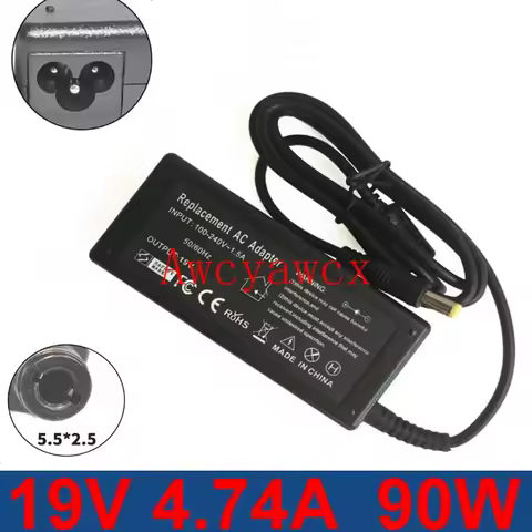 90W 19V 4.74A 5.5*2.5mm AC Laptop Power Adapter Charger ADP-90YD B For ASUS A52F A53E A53S A53U A55A