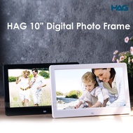 HAG 10" Digital LCD Photo Frame Picture Display Video Movie Viewer Player