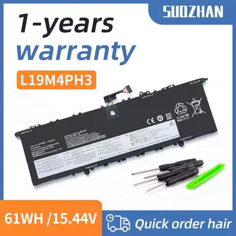 SUOZHAN L19M4PH3 L19D4PH3 L19C4PH3 Laptop Battery For Lenovo YOGA SLIM 7 PRO 14ACH5,14IAH7,14IAP7 14