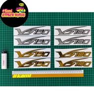 Suzuki VS150 / VS180 (Chrome/Gold Chrome) (1Set = 2Pcs) Sticker Cutting Overlapping Designs #oldscho
