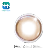 Simple Health TH คอนแทคเลนส์สี คอนแทคเลนส์แฟชั่น Contact lens ใส่สบาย รายเดือน 1 คู่ มีสองสี แถมตลับ