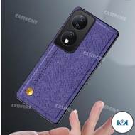 KK Honor X7b 2023 Magnetic Cross Grain Leather Casing For Honor X7b HonorX7b X7a X7 b BX7 B A X 7B 4