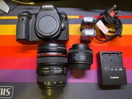 Canon 6D mark 2 + 2 lens