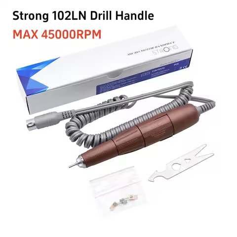 Strong 210 102LN 45000RPM Handpiece Electric Nail Drill Pen For Strong 210 Marathon Micromotor Manic