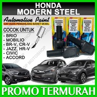 Honda Modern Steel Met Cat Oles Penghilang Baret Mobil Abu-Abu Metalik